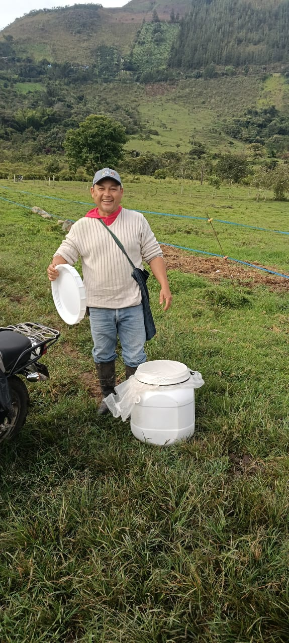 Venta de leche fresca